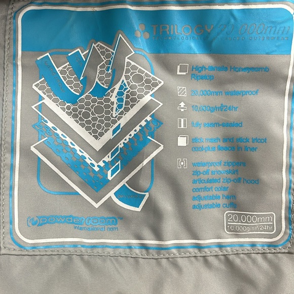 Trilogy Winter Ski Jacket 2 in 1 Waterproof - Picture 4 of 14